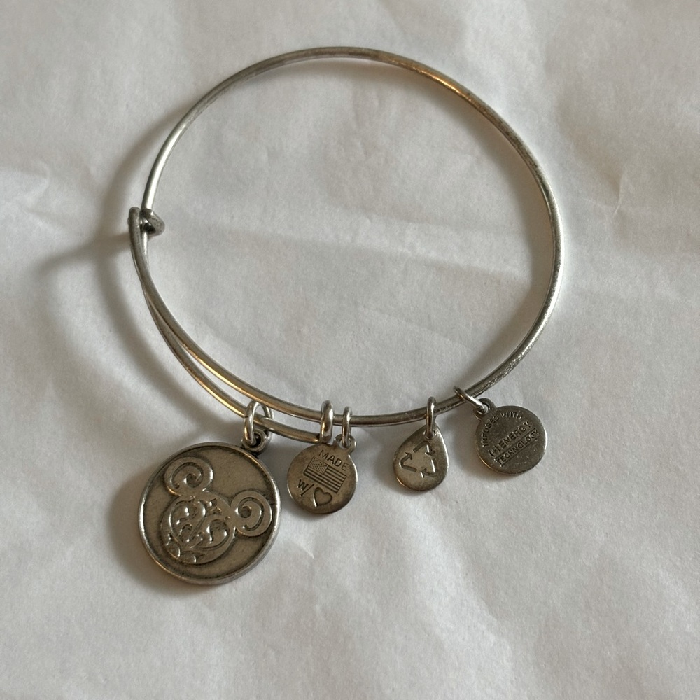 Alex and Ani | Mickey Mouse Bangle | silver